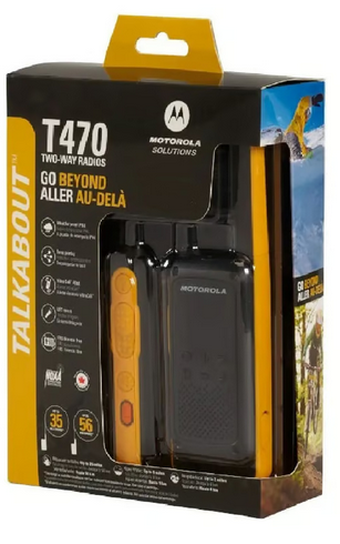 WALKIE TALKIE MOTOROLA T-470 2 HANDYS